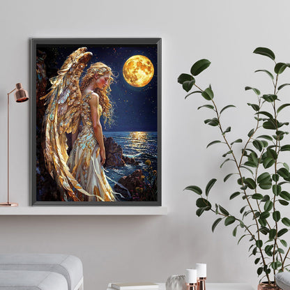 Diamond Painting - Full Round - Winged angel (30*40CM)