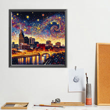 Load image into Gallery viewer, Diamond Painting - Full Round - Music city (40*40CM)
