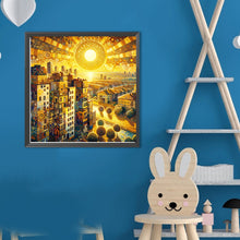 Load image into Gallery viewer, Diamond Painting - Full Round - Sunny city (40*40CM)
