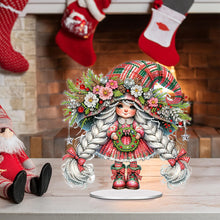 Load image into Gallery viewer, Acrylic Special Shape Girl Diamond Painting Desktop Decors for Home Office Decor
