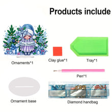 Load image into Gallery viewer, Acrylic Special Shape Girl Diamond Painting Desktop Decors for Home Office Decor
