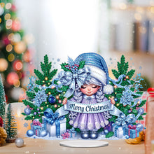 Load image into Gallery viewer, Acrylic Special Shape Girl Diamond Painting Desktop Decors for Home Office Decor
