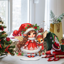 Load image into Gallery viewer, Acrylic Special Shape Girl Diamond Painting Desktop Decors for Home Office Decor
