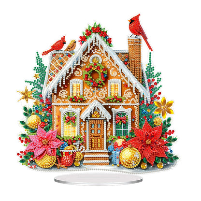 Acrylic Special Shape Girl Diamond Painting Desktop Decors for Home Office Decor
