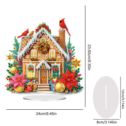 Acrylic Special Shape Girl Diamond Painting Desktop Decors for Home Office Decor