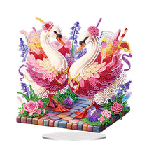 Load image into Gallery viewer, Acrylic Special Shape Cat Desktop Diamond Art Kits Rhinestones Desktop Ornaments
