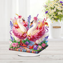 Load image into Gallery viewer, Acrylic Special Shape Cat Desktop Diamond Art Kits Rhinestones Desktop Ornaments
