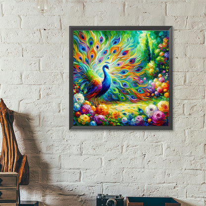 Diamond Painting - Full Round - Animals and flowers (40*40CM)