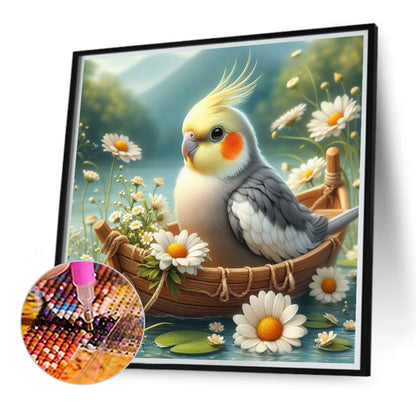 Diamond Painting - Full Round - Animals and flowers (40*40CM)