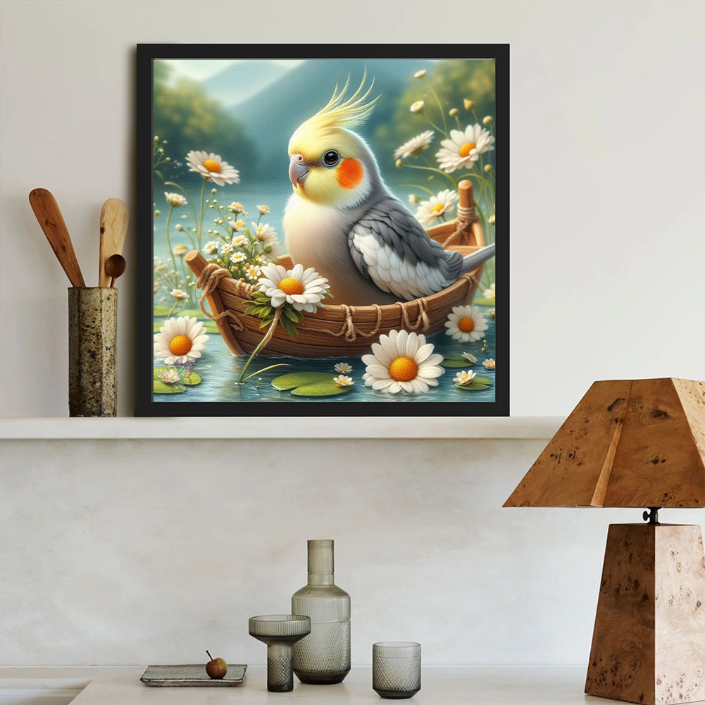 Diamond Painting - Full Round - Animals and flowers (40*40CM)