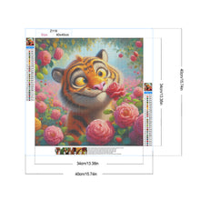 Load image into Gallery viewer, Diamond Painting - Full Round - Animals and flowers (40*40CM)
