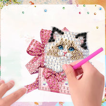 Load image into Gallery viewer, 6Pcs Acrylic Animals And Flowers Diamond Art Fridge Magnet for Car Mailbox Decor
