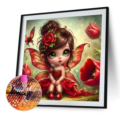 Diamond Painting - Full Round - Elf girl (30*30CM)