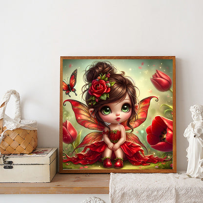 Diamond Painting - Full Round - Elf girl (30*30CM)