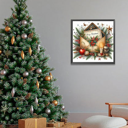 AB Diamond Painting - Full Round - Christmas letter (40*40CM)