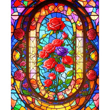 Load image into Gallery viewer, AB Diamond Painting - Full Round - Glass Art - roses (40*50CM)
