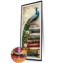 Load image into Gallery viewer, AB Diamond Painting - Full Round - Peacock on the book (30*90CM)
