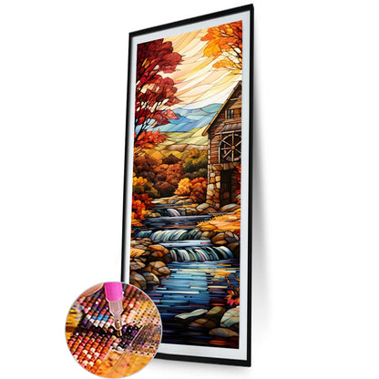 AB Diamond Painting - Full Round - Autumn scenery (30*90CM)