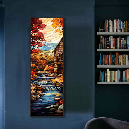 AB Diamond Painting - Full Round - Autumn scenery (30*90CM)