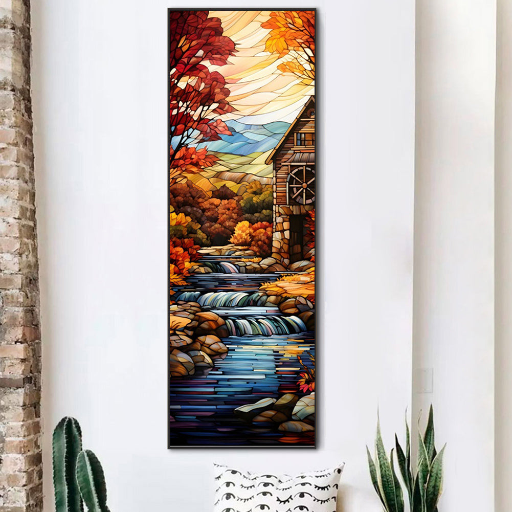 AB Diamond Painting - Full Round - Autumn scenery (30*90CM)