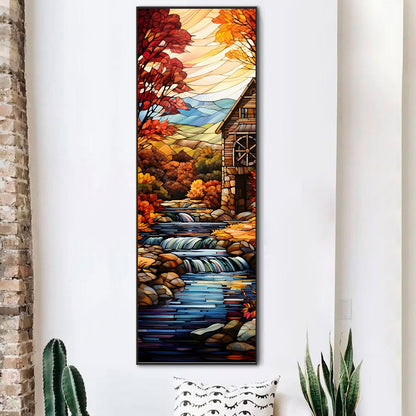 AB Diamond Painting - Full Round - Autumn scenery (30*90CM)