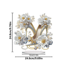 Load image into Gallery viewer, Acrylic Special Shape Elegant High Heels 5D DIY Diamond Art Tabletop Decorations
