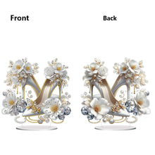 Load image into Gallery viewer, Acrylic Special Shape Elegant High Heels 5D DIY Diamond Art Tabletop Decorations
