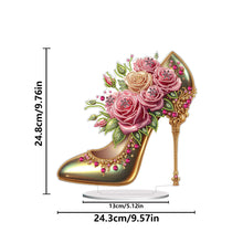 Load image into Gallery viewer, Acrylic Special Shape Elegant High Heels 5D DIY Diamond Art Tabletop Decorations
