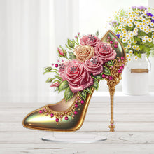 Load image into Gallery viewer, Acrylic Special Shape Elegant High Heels 5D DIY Diamond Art Tabletop Decorations
