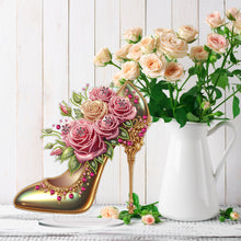 Load image into Gallery viewer, Acrylic Special Shape Elegant High Heels 5D DIY Diamond Art Tabletop Decorations
