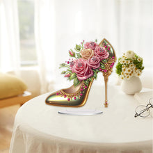 Load image into Gallery viewer, Acrylic Special Shape Elegant High Heels 5D DIY Diamond Art Tabletop Decorations
