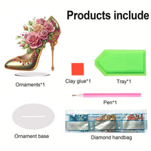 Load image into Gallery viewer, Acrylic Special Shape Elegant High Heels 5D DIY Diamond Art Tabletop Decorations
