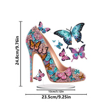 Load image into Gallery viewer, Acrylic Special Shape Elegant High Heels 5D DIY Diamond Art Tabletop Decorations
