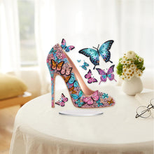Load image into Gallery viewer, Acrylic Special Shape Elegant High Heels 5D DIY Diamond Art Tabletop Decorations
