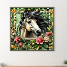 Load image into Gallery viewer, Diamond Painting - Full Round - Carnation horse (30*30CM)
