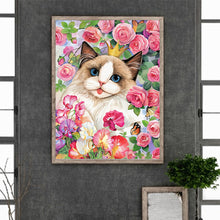 Load image into Gallery viewer, Diamond Painting - Full Round - Rose ragdoll cat (30*40CM)
