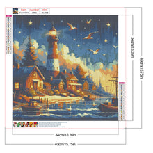 Load image into Gallery viewer, Diamond Painting - Full Round - Seagull lighthouse (40*40CM)
