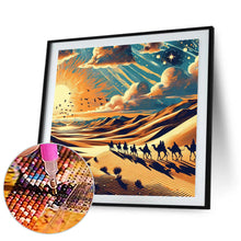 Load image into Gallery viewer, Diamond Painting - Full Round - Desert camel team (40*40CM)

