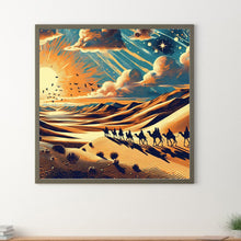 Load image into Gallery viewer, Diamond Painting - Full Round - Desert camel team (40*40CM)
