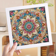 Load image into Gallery viewer, Diamond Painting - Partial Special Shaped - Mandala (with frame) (2*19.2CM)
