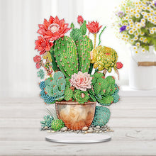 Load image into Gallery viewer, Acrylic Cactus Pot 5D DIY Diamond Art Tabletop Decorations for Home Office Decor
