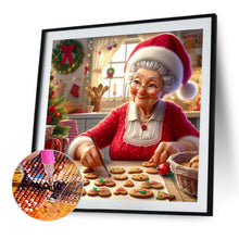 Load image into Gallery viewer, Diamond Painting - Full Round - Grandma making cookies (30*30CM)
