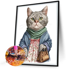 Load image into Gallery viewer, Diamond Painting - Full Round - Cat mother (40*50CM)
