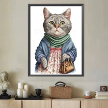 Load image into Gallery viewer, Diamond Painting - Full Round - Cat mother (40*50CM)
