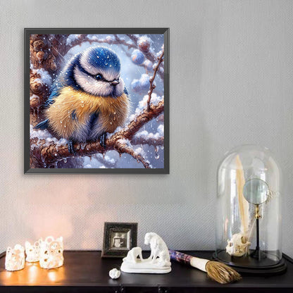 Diamond Painting - Full Square - Small animals in the snow (30*30CM)