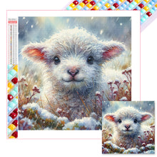 Load image into Gallery viewer, Diamond Painting - Full Square - Small animals in the snow (30*30CM)
