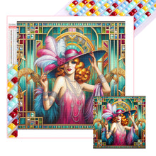 Load image into Gallery viewer, Diamond Painting - Full Square - Modern girl (40*40CM)
