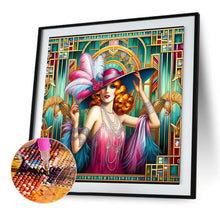 Load image into Gallery viewer, Diamond Painting - Full Square - Modern girl (40*40CM)
