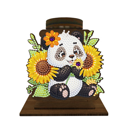 Flower Cross Diamond Painting Candle Holder Ornaments Aromatherapy Candle Holder