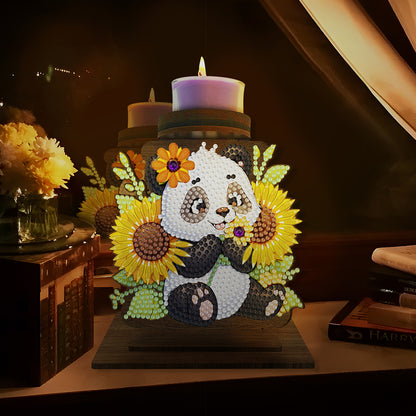 Flower Cross Diamond Painting Candle Holder Ornaments Aromatherapy Candle Holder